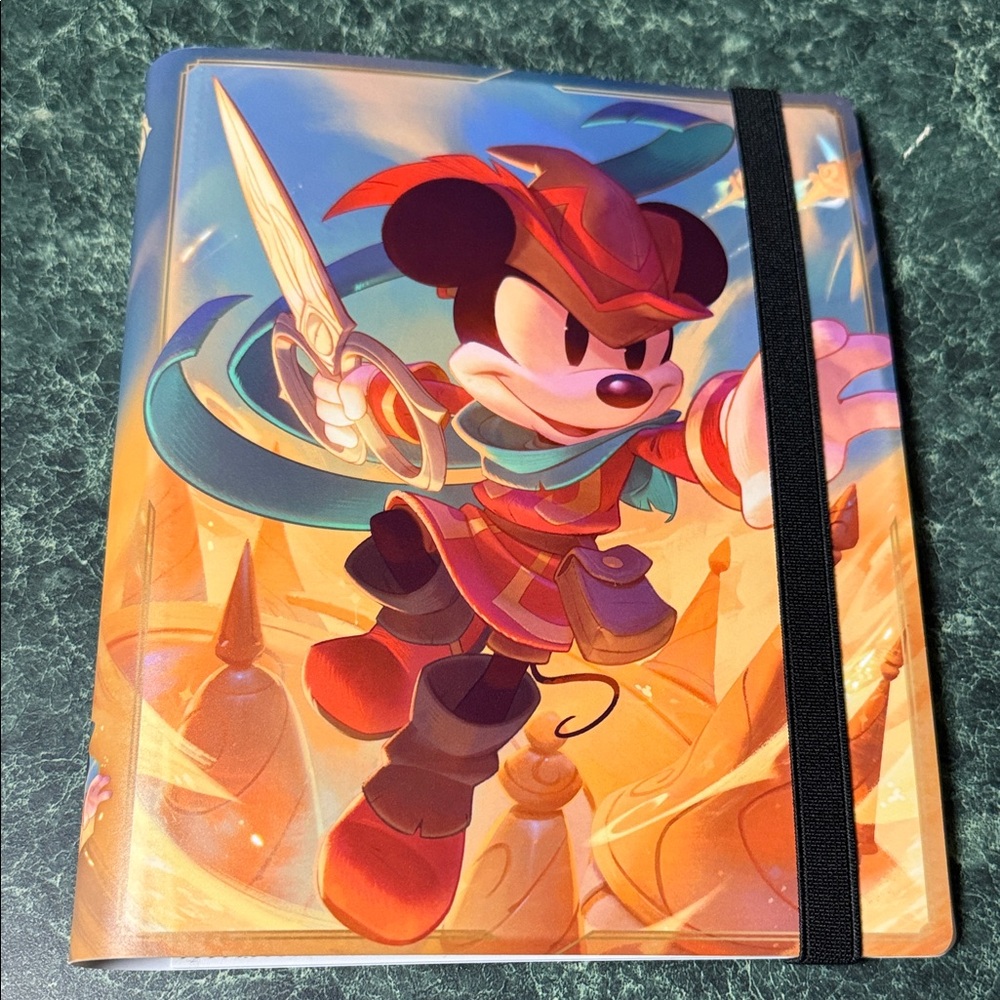 Disney Lorcana Mickey Mouse Trading Card Binder 80 capacity